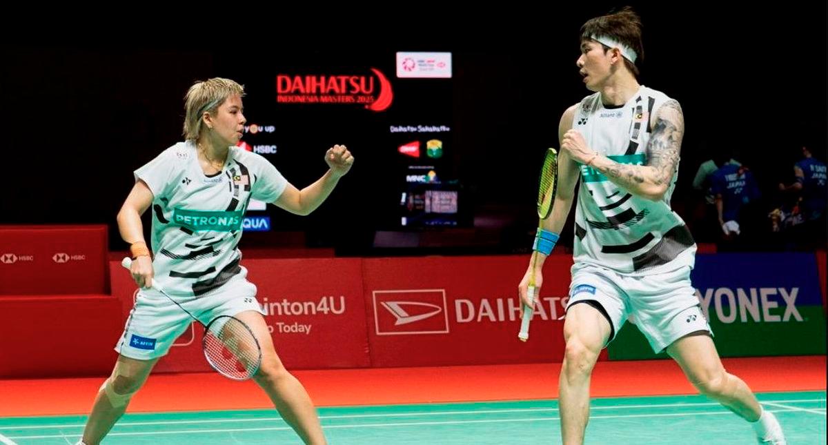 Malaysian mixed doubles Chen Tang Jie and Toh Ee Wei. - BERNAMA