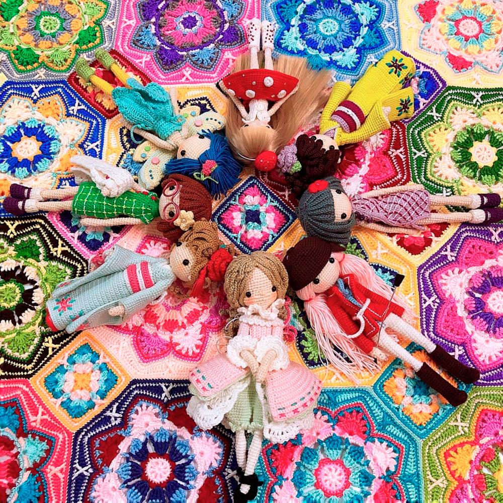 $!Crochet dolls knitted by Wong. – COURTESY OF LYDIA WONG