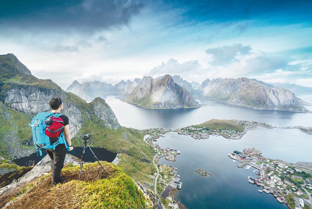 $!The view atop Reinebringen Mountain in Norway. – Courtesy of Fakrul Jamil