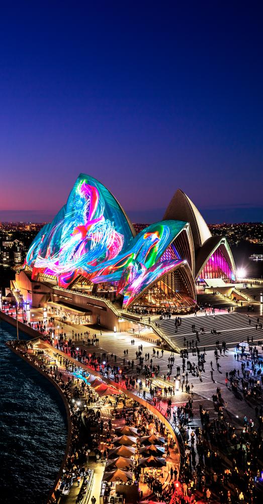 Vivid Sydney offers Austral Flora Ballet.– COURTESY OF DESTINATION NEW SOUTH WALES