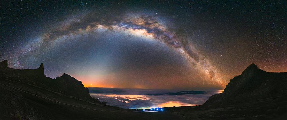 The Milky Way above Mount Kinabalu. – COURTESY OF GREY CHOW