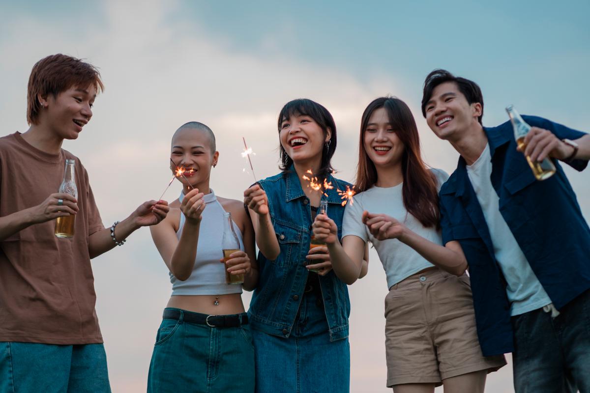 Friends choosing to celebrate together, proving loyalty creates real family.