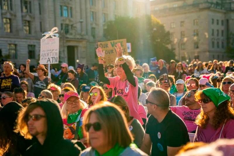 Organizers of the Women’s March in Washington estimated about 15,000 people turned out for the event - AFP