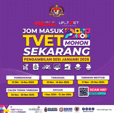 Applications open for January 2026 intake at public TVET institutions