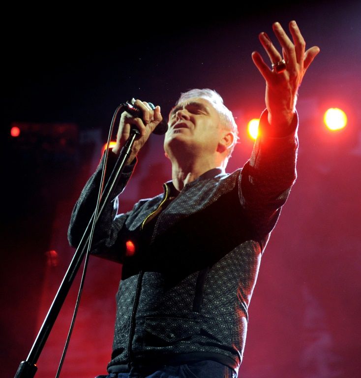 Singer Morrissey has become increasingly controversial over allegations of racism. — AFP