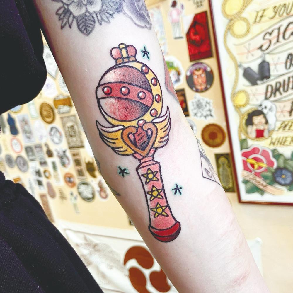 $!Gimmick Tattoo Studio is known for its fun cartoony tattoos. - GIMMICK TATTOO STUDIO