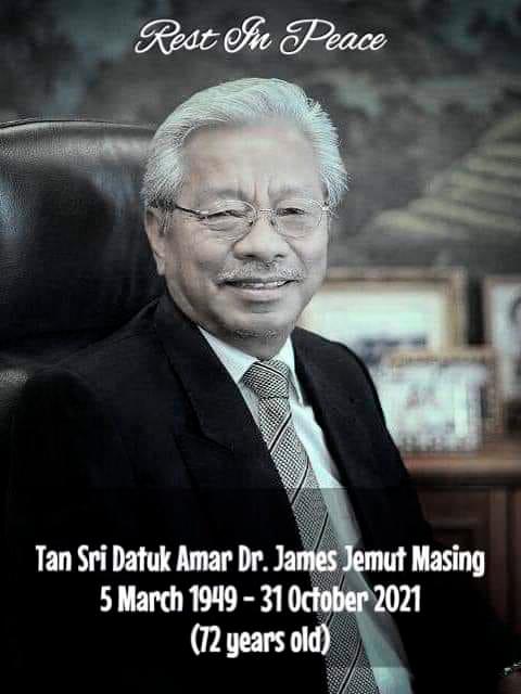 Ihsan gmbar laman rasmi Dr. James Jemut Masing