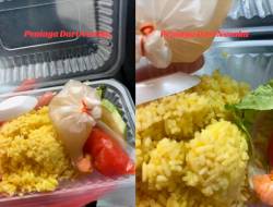 Missing chicken in chicken rice, rock-hard kuih, frustrates woman following purchase