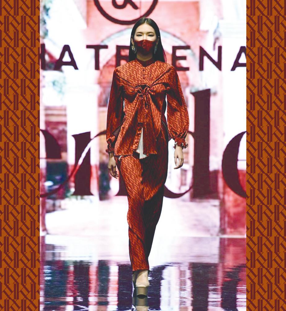 $!The Endemic: Khatreena’s design at last year’s Kuala Lumpur Fashion Week. – INSTAGRAM