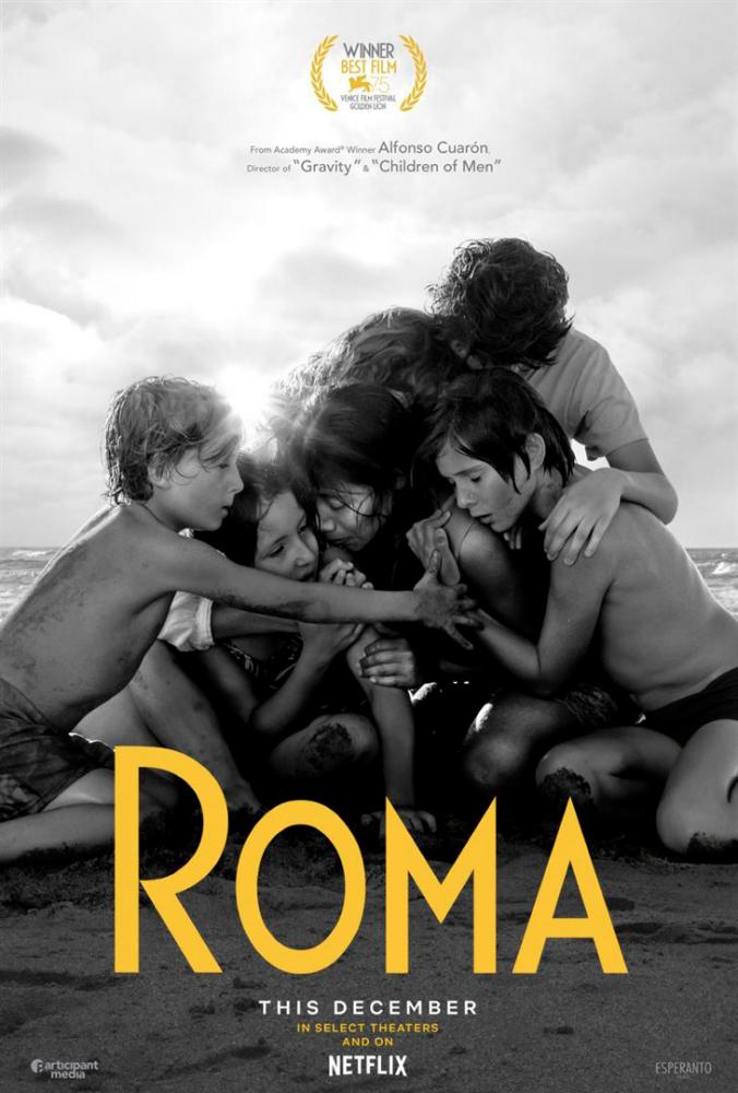 One of the most buzzed-about films is Roma from Alfonso Cuaron – a black and white ode to his childhood in 1970s Mexico City that took home two Golden Globes, including best director. Courtesy of Netflix