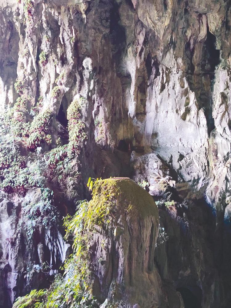 $!This stalagmite has been growing for thousands of years.