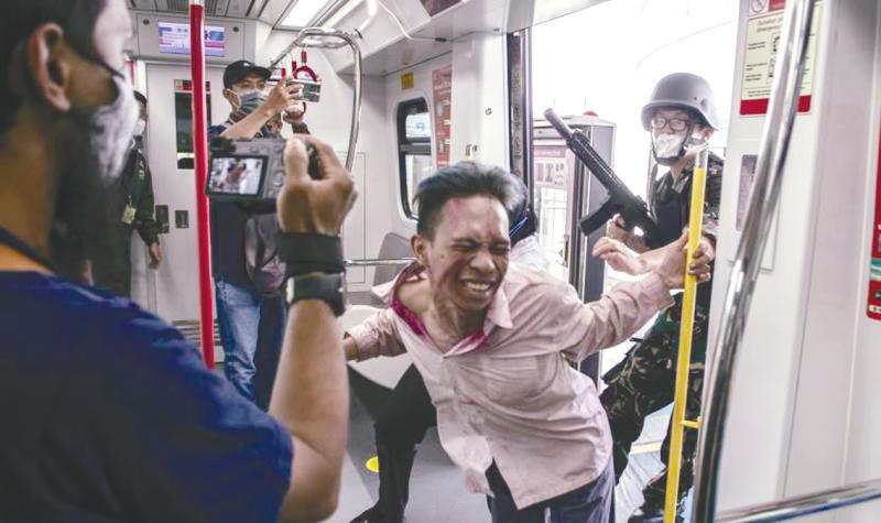 PT LRT Jakarta and event organiser Pandora Box launched a “Train to Apocalypse”, akin to a reality television show, event to attract more commuters.