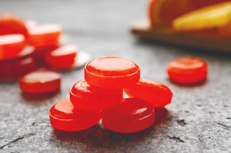 Lozenges and hard candies help stimulate saliva or enhance saliva discharges. $!Lozenges and hard candies help stimulate saliva or enhance saliva discharges.