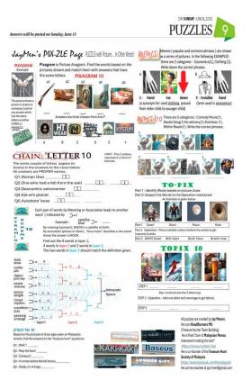 PUZZLES JUNE 8, 2025