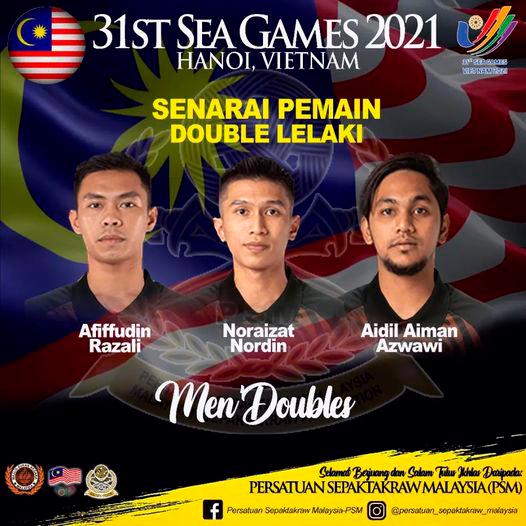 Pix taken from Persatuan Sepaktakraw Malaysia - PSM official page