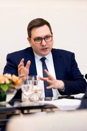 FILEpix: Czech Foreign Minister Jan Lipavsky attends an interview on developments in Ukraine, U.S. relations and European security in Prague, Czech Republic, March 4, 2025. REUTERSpix