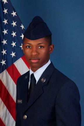 U.S. Air Force Senior Airman Roger Fortson, assigned to the 4th Special Operations Squadron, is pictured in an undated photo released to Reuters on May 9, 2024. A Florida sheriff's deputy who fatally shot a Black airman over the weekend may have entered the wrong apartment in response to a disturbance call, according to the family's attorney who is demanding the release of body-camera video showing the shooting. U.S. Air Force/Handout via REUTERS THIS IMAGE HAS BEEN SUPPLIED BY A THIRD PARTY