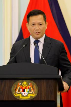 Cambodian Prime Minister, Hun Manet. - BERNAMApix