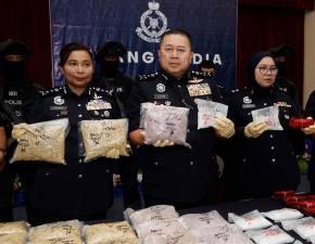 S’gor cops nab six, seize RM7.8m worth of drugs