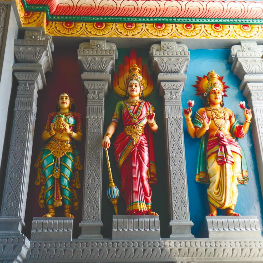 The beautiful sculptures at Sri Sakthi Easwari Temple. – ALL PIX BY HAFIZ SOHAIMI/THESUN