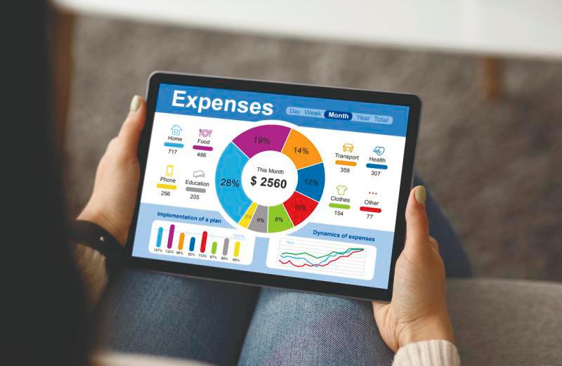 Financial apps can help you manage your budget. –123RF