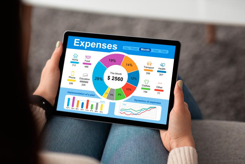 $!Tracking your spending is essential to managing your budget. – 123RF