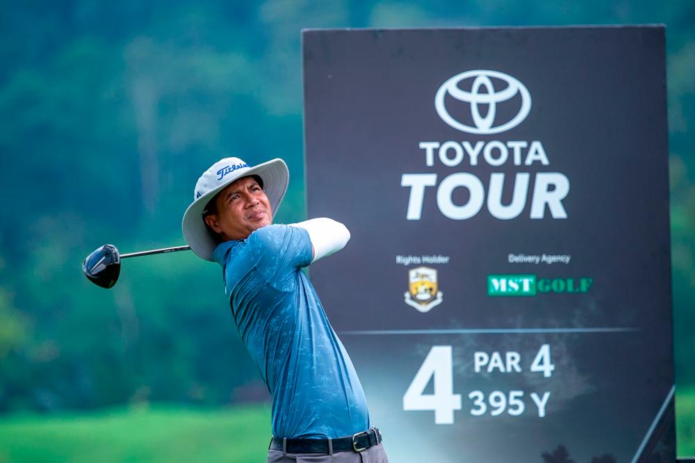 $!Round one joint leader Kemarol Baharin. – RANTAU/Toyota Tour