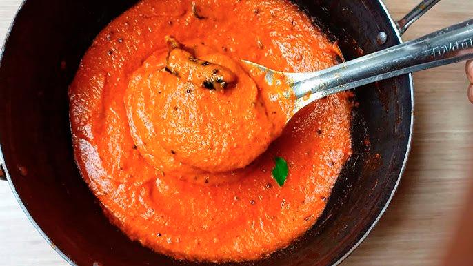 $!Indian tomato chutney enhances the flavours of dosas, idlis or even sandwiches and wraps. – PIC FROM YOUTUBE @RAJSHRI FOOD