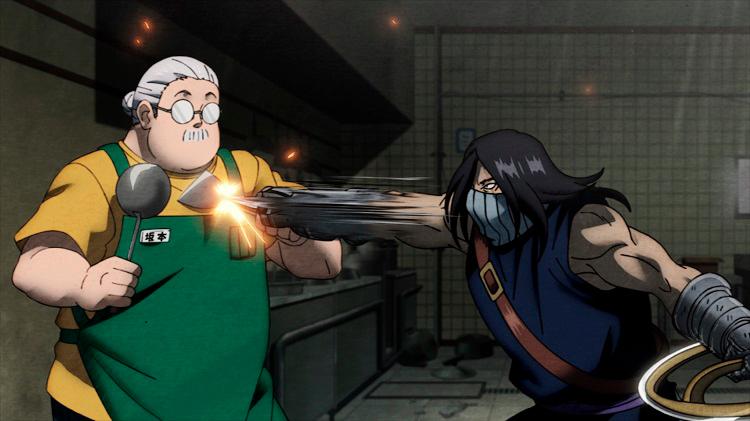 The series is rife with visual humour involving the martial feats of an overweight former hitman. $!The series is rife with visual humour involving the martial feats of an overweight former hitman.