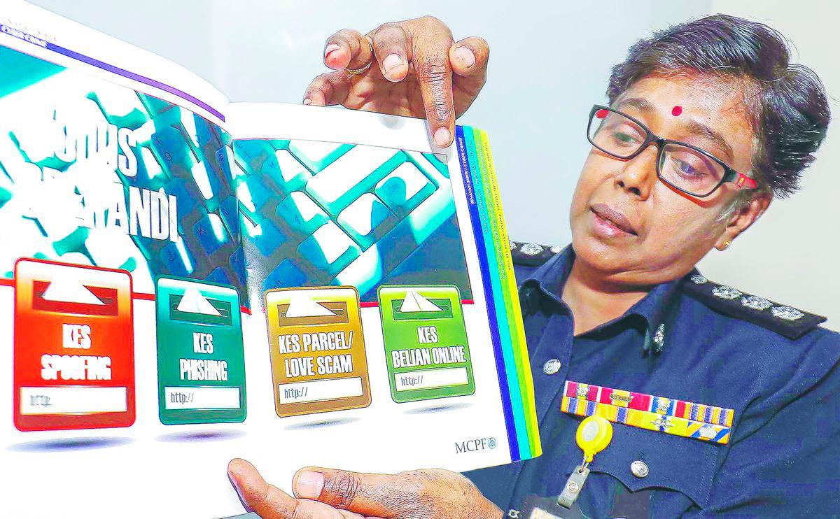 Peter said many scams today are carried out using mobile apps that allow syndicates to ‘hide in plain sight’. – ADIB RAWI YAHYA/THESUN