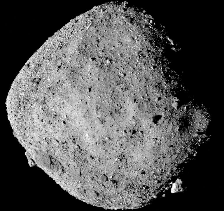 The asteroid Bennu, as photographed by OSIRIS-REx, on Dec 2, 2018. — AFP