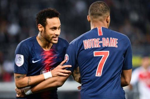 Neymar made his return for newly-crowned Ligue 1 champions Paris Saint-Germain as Kylian Mbappe fired a hat-trick past Monaco. — AFP
