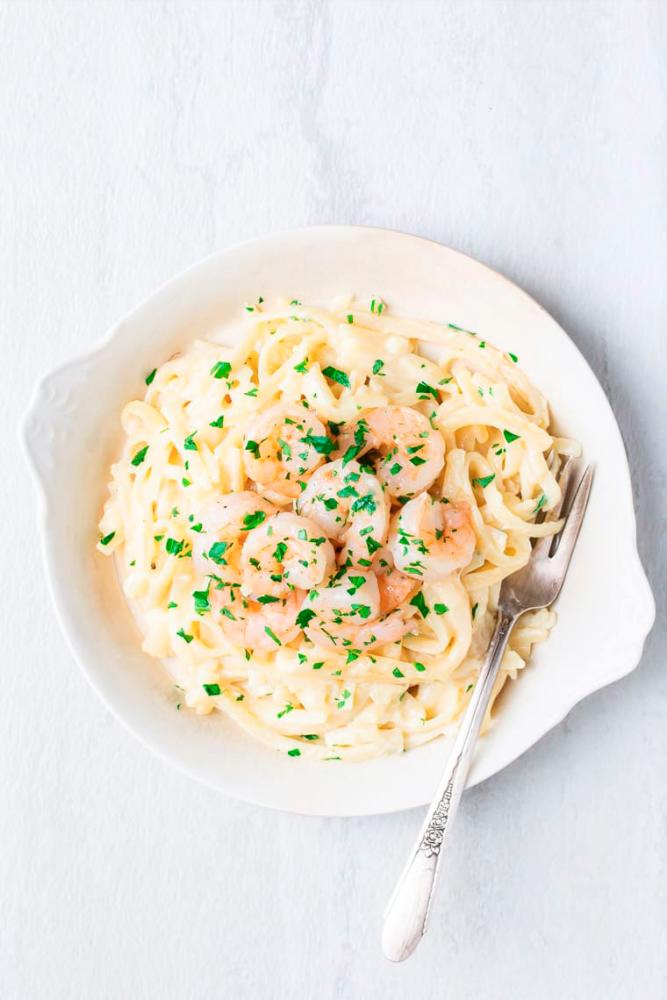 $!Garlic shrimp pasta is perfect for a simple dinner. – PINTERESTPIC