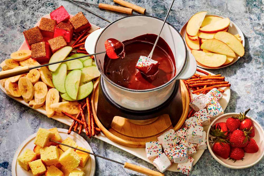 $!Chocolate fondue. – FOOD WINE