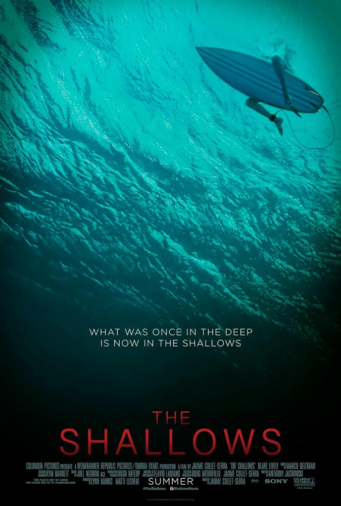 $!The Shallows is a surfer’s fight for survival against a white shark.