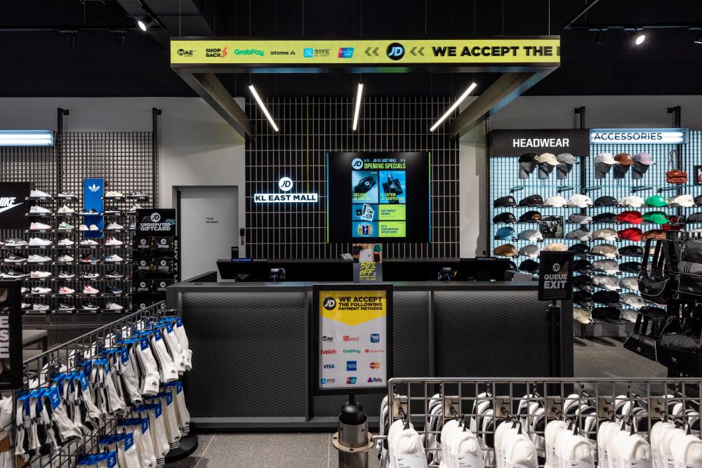 $!Customers can look for international brands at JD Sports.