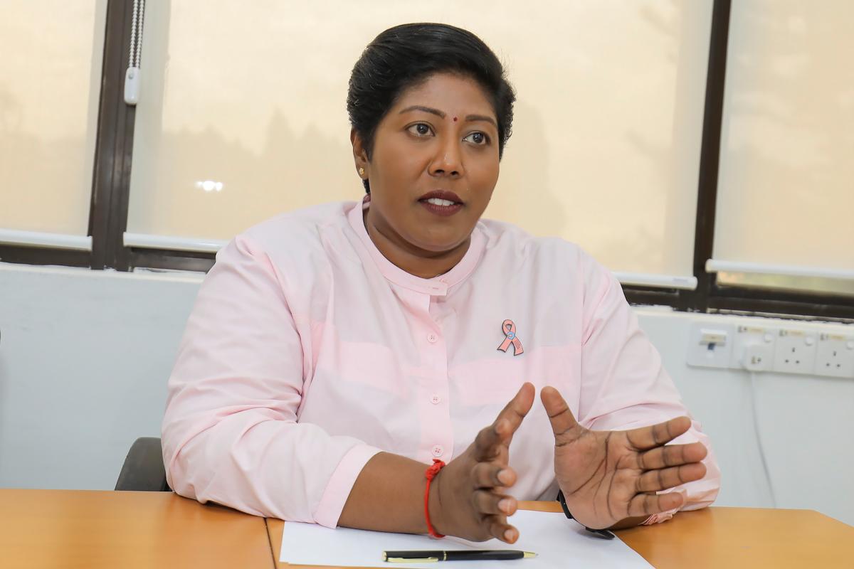 Maheswari works at the Ministry of Health. $!Maheswari works at the Ministry of Health.