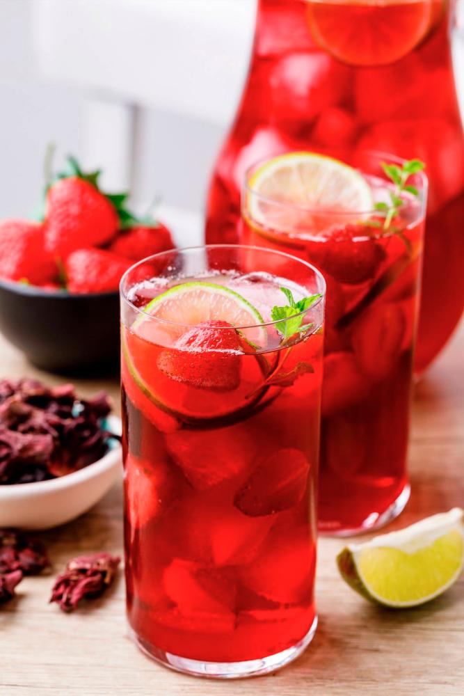 Hibiscus berry iced tea – NURTURED HOMES $!Hibiscus berry iced tea – NURTURED HOMES