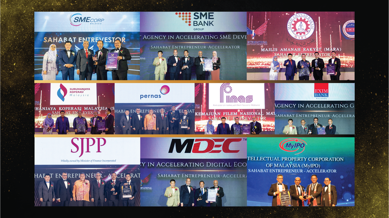 $!Multiple government-established entrepreneur development agencies, such as SME Corp, MARA, FINAS, SKM, SME Bank, EXIM Bank, MDEC, SJPP, PERNAS, MyIPO &amp; etc were honored on this premier hub.