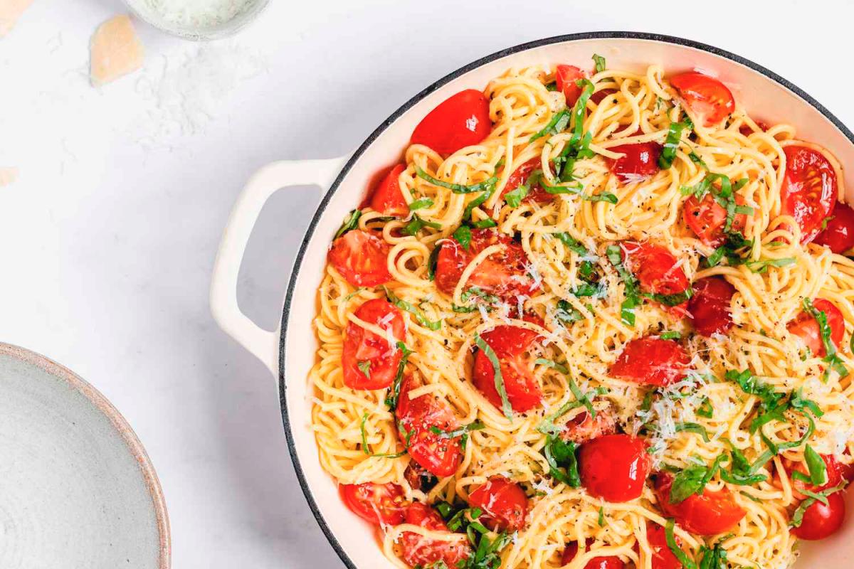 Tomato basil pasta is a quick, comforting Italian favourite . – PIC FROM YOUTUBE @THE SPRUCE EATS $!Tomato basil pasta is a quick, comforting Italian favourite . – PIC FROM YOUTUBE @THE SPRUCE EATS