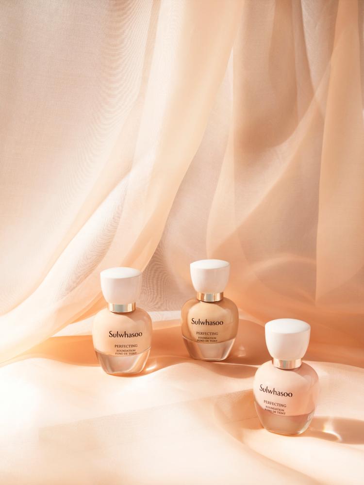 $!The Sulwhasoo Perfecting Foundation comes in five shades. – COURTESY OF SULWHASOO MALAYSIA