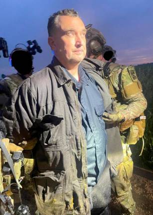 This unlocated handout photo released by the Ramsey County Sheriff’s Office on June 15, 2025 shows Vance Boelter, the suspected killer of a Democratic Minnesota state lawmaker, as he was being apprehended. - AFP PHOTO / RAMSEY COUNTY SHERIFF’S OFFICE