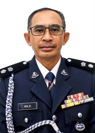 Ketua Polis Daerah Nilai, Supt Abdul Malik Hasim. - fotoBERNAMA