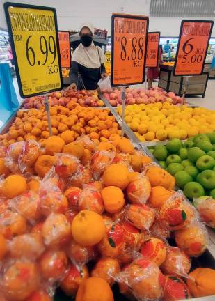 Locally grown fruits will be exempt, while imported fruits will be taxed. - theSunpix