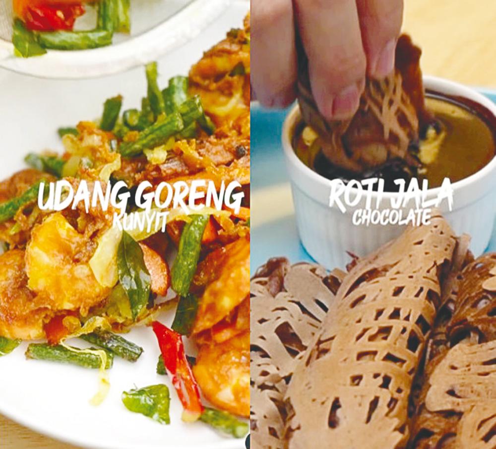 $!Syaf Kun’s super yummy Udang Goreng Kunyit and Roti Jala Chocolate. – SYAFKUN IG