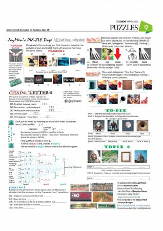 PUZZLES MAY 11, 2025