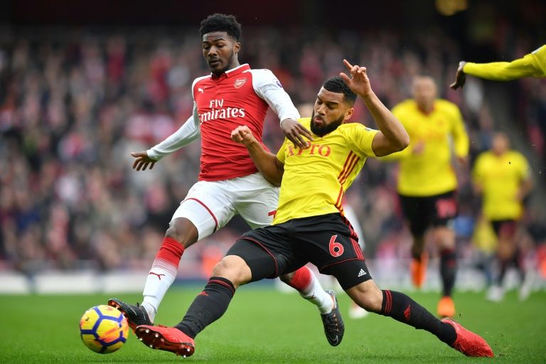 Arsenal’s Ainsley Maitland-Niles says the racist abuse he has received is ‘disgusting’. — AFP