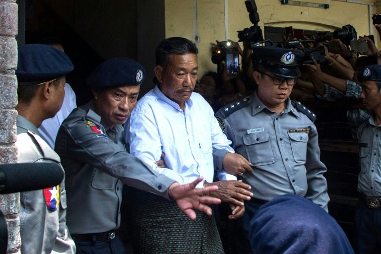 Gunman Kyi Lin, who also shot and killed a taxi driver while fleeing, was sentenced to death. — AFP