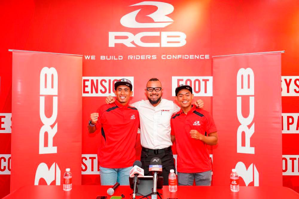 Hafizh Syahrin Abdullah (left) and Muhamad Adam Norrodin (right).Pix credit: Facebook/RCB Global - Racing Boy