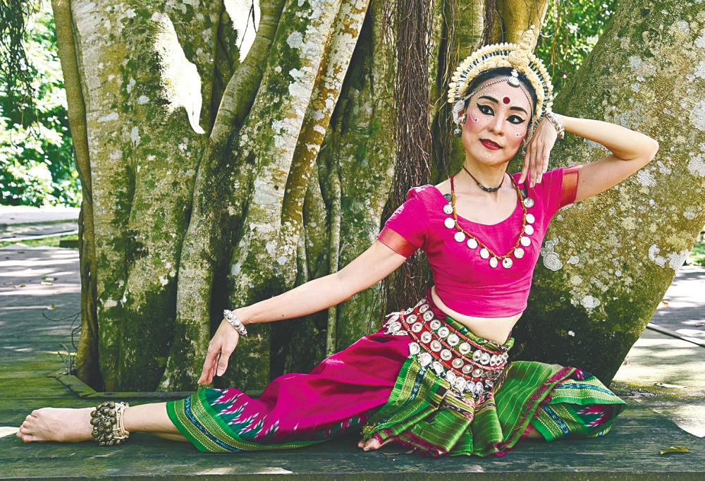 $!The talented Odissi dancer.